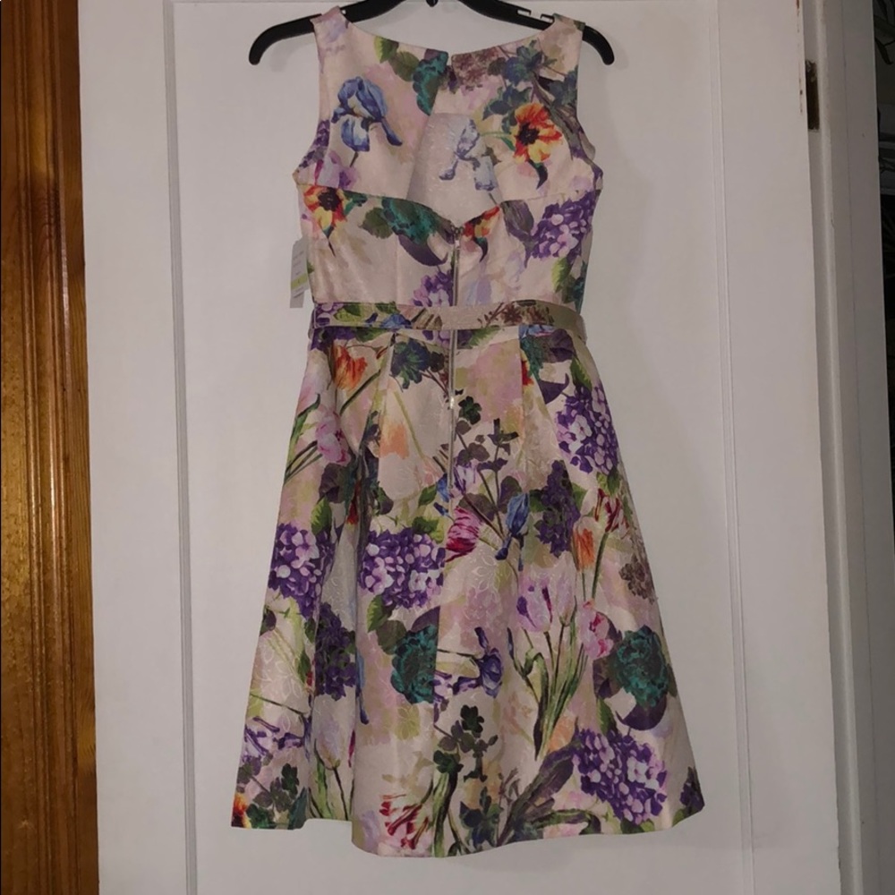 Danny & Nicole Flowered Dress absolutely beautiful - Picture 3 of 16